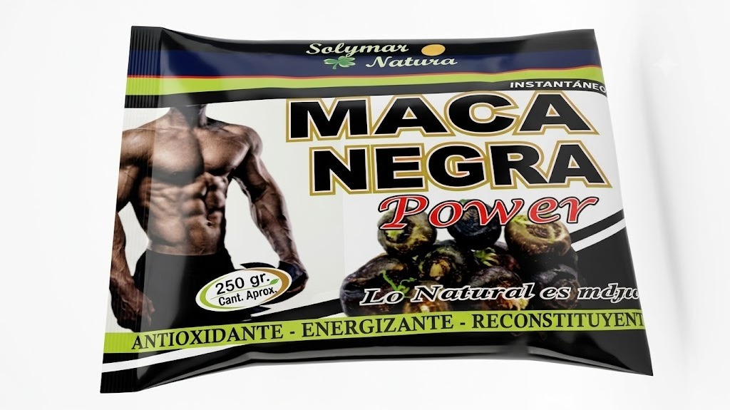 Harina de Maca Negra, sobre 250 gr