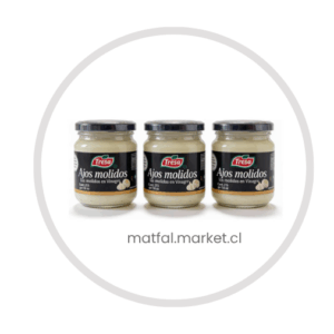 Pasta De Ajo Sabor Peruano Pack 3 Frascos X 215 Gr