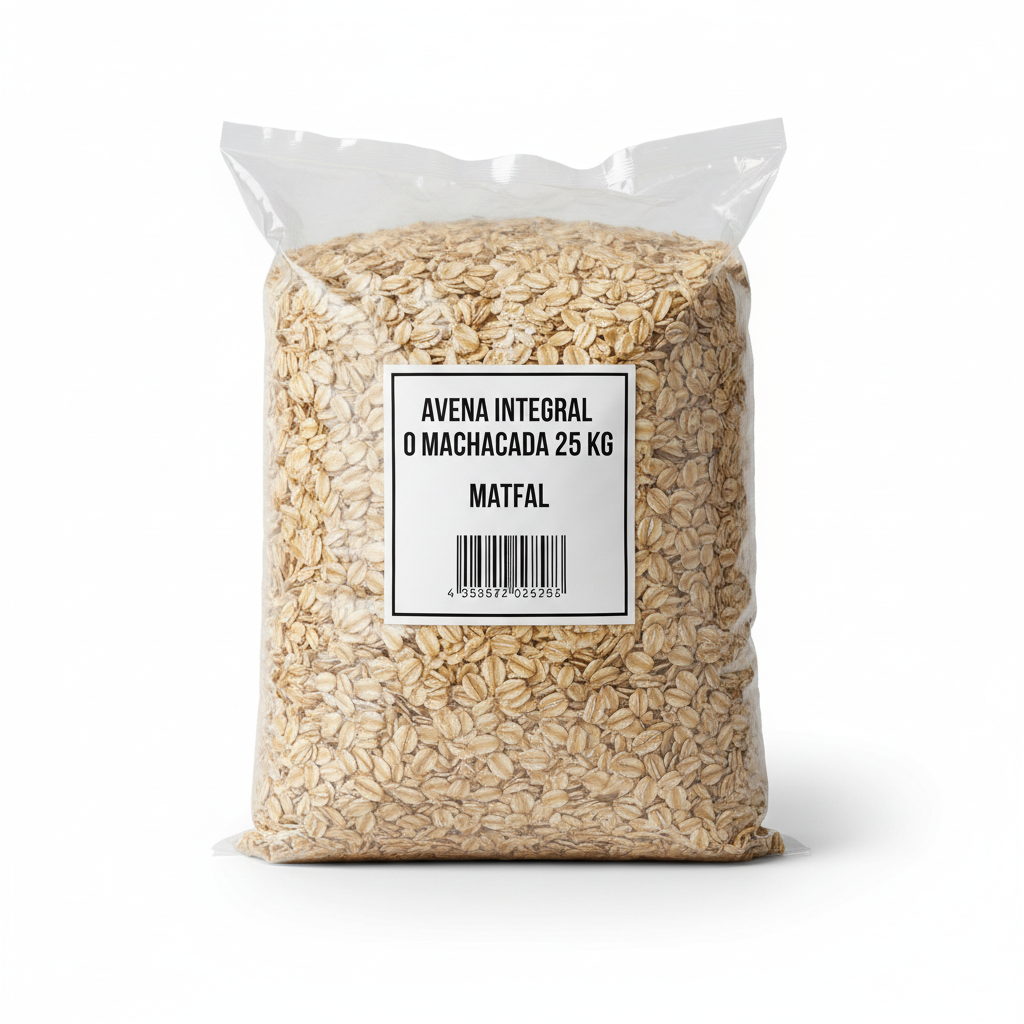 Saco de Avena Integral o Machacada 25 kg
