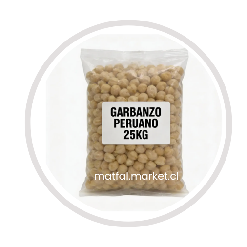Saco 25 Kg Garbanzo Peruano Con Piel