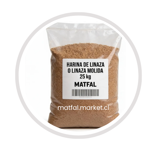 Saco Linaza Molida 25 kg Peruana