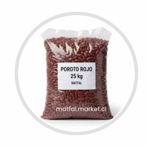 Saco Poroto Rojo 25 kg