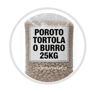 Saco Poroto Tortola o Burro 25 kg