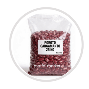 Saco Poroto Cargamanto o Rojo Pinto 25 kg